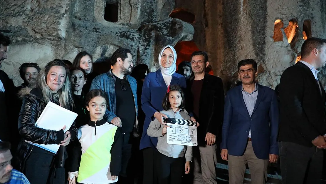 Ayazini’de film çekiliyor