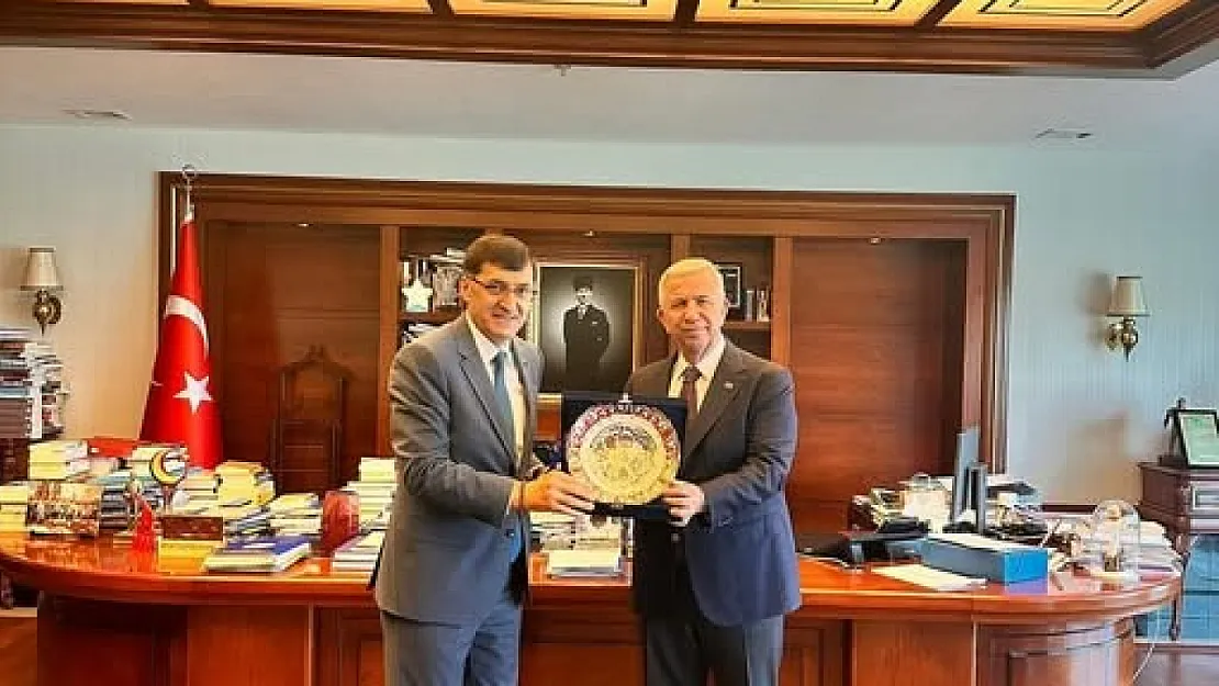Başkan Eyüp Kahveci'den Mansur Yavaş'a Ziyaret