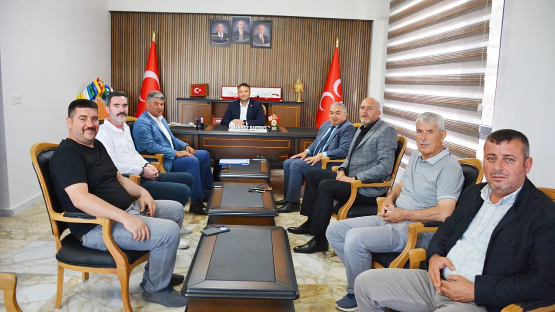 Başkan Kahveci, Şuhut Teşkilatını Kabul Etti