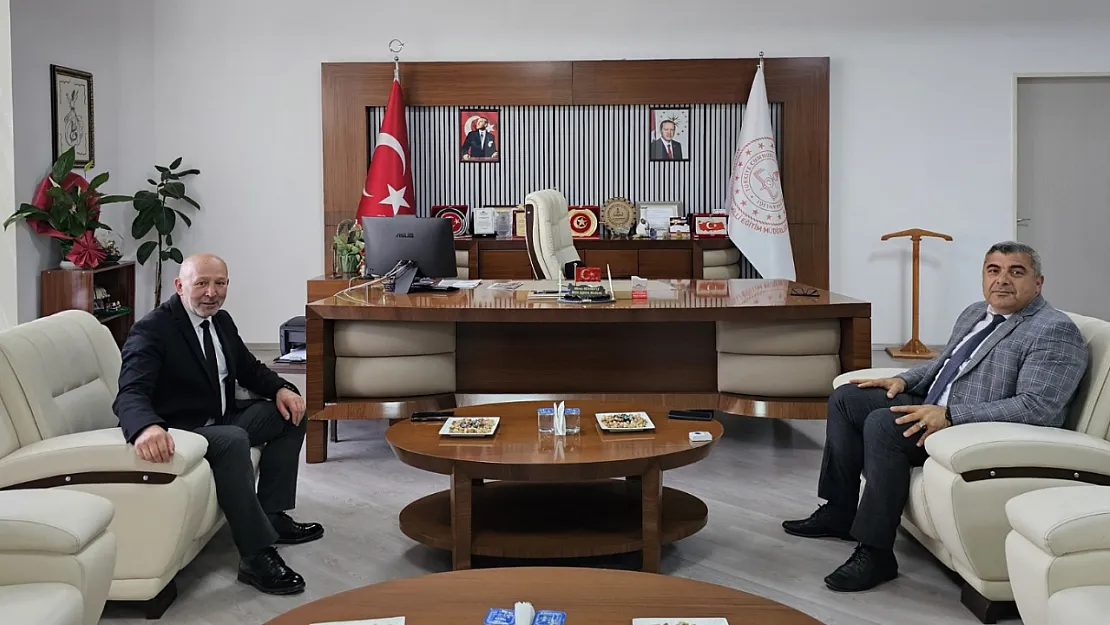 Başkan Siper'den, Müdür Sünnetci'ye Ziyaret
