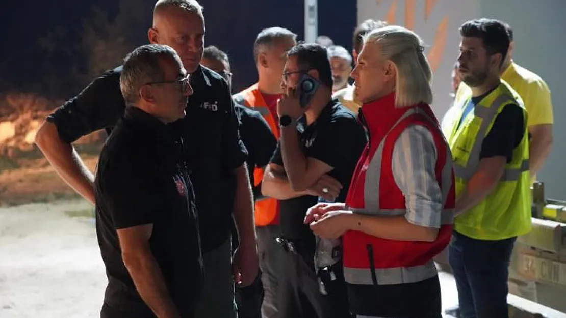 Başkan Subaşı'dan Yangın Bölgesine Moral Ziyareti