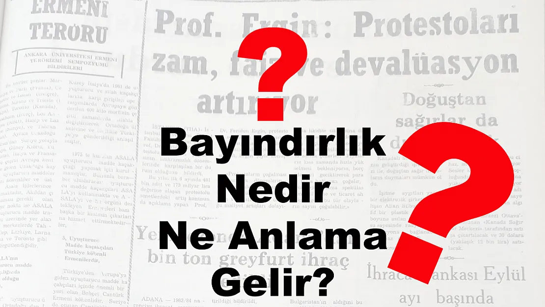 Bayındırlık Nedir Ne Anlama Gelir?