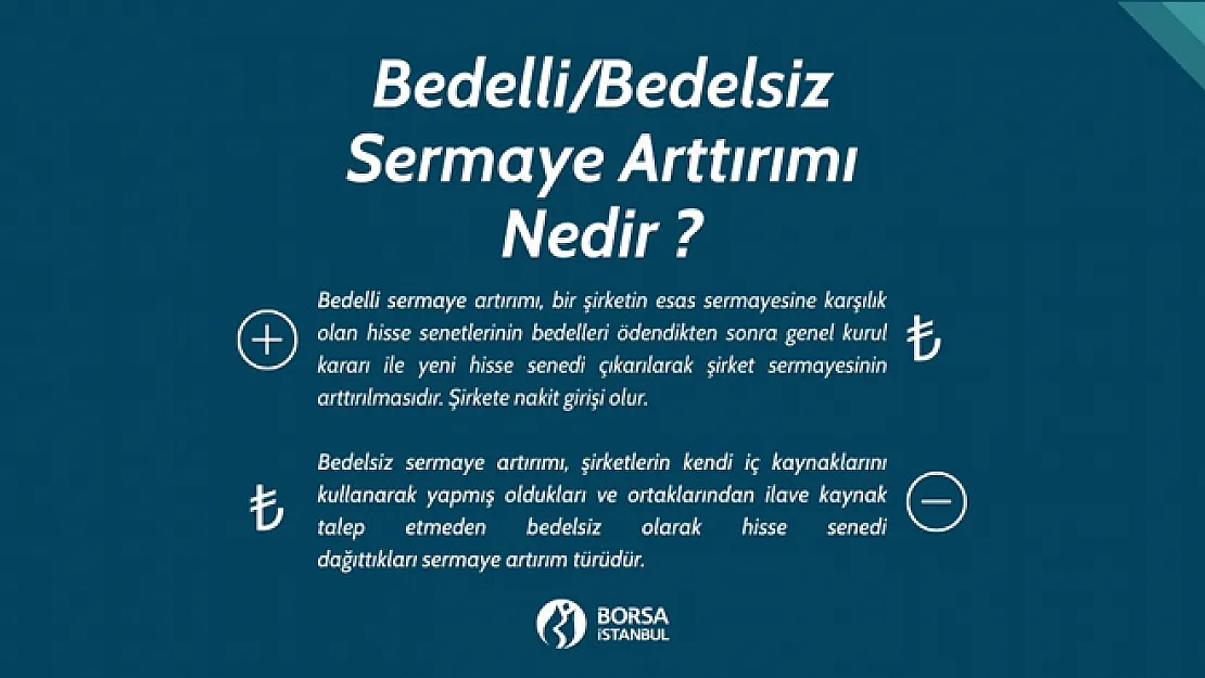 Bedelli sermaye artırımı nedir