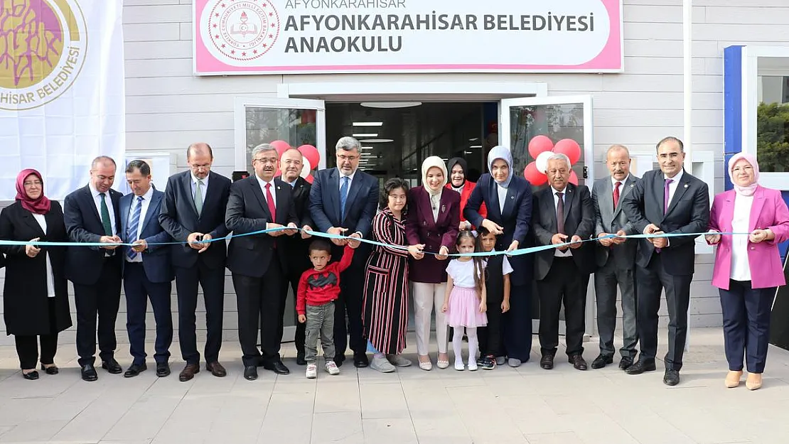 Belediye Anaokulu törenle açıldı