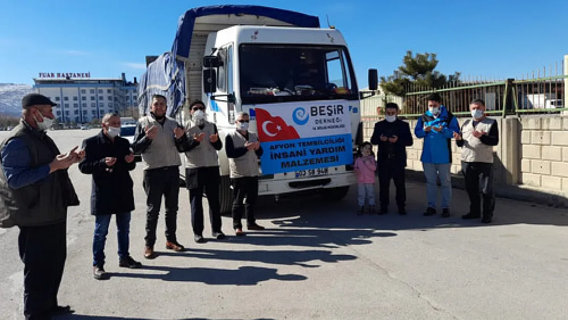 Beşir Derneği'nden Kilis'e yardım tırı gönderildi