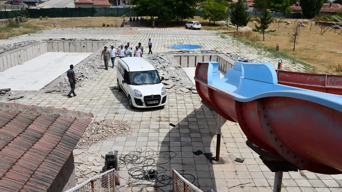 Beylikova'da Atıl Kalan Aquapark Yeniden Hayat Buluyor