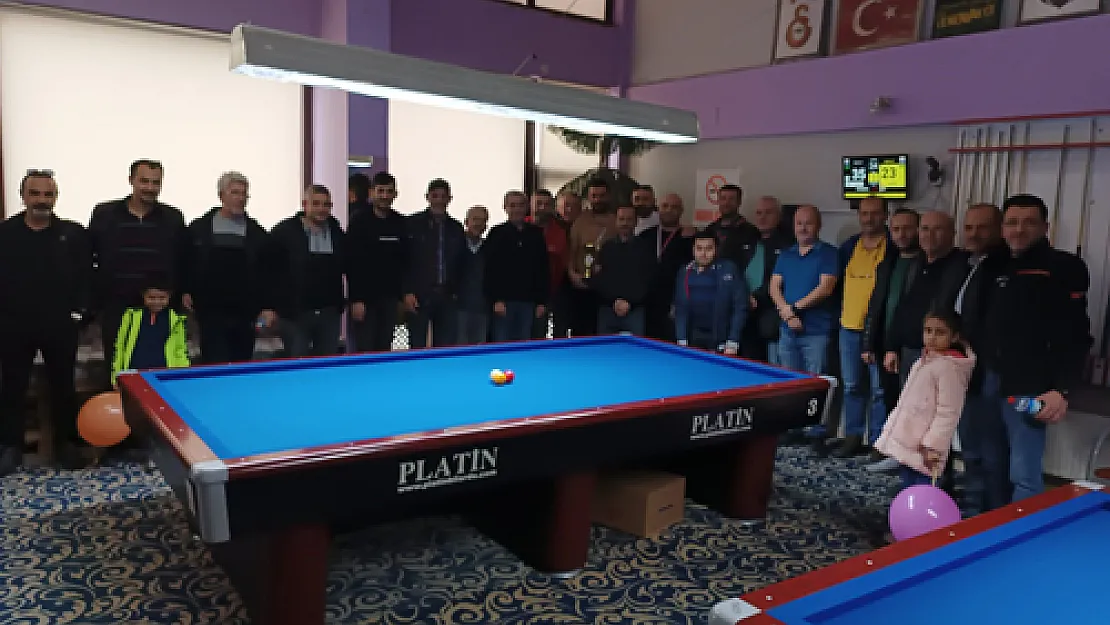 Bilardo Turnuvası Tamamlandı