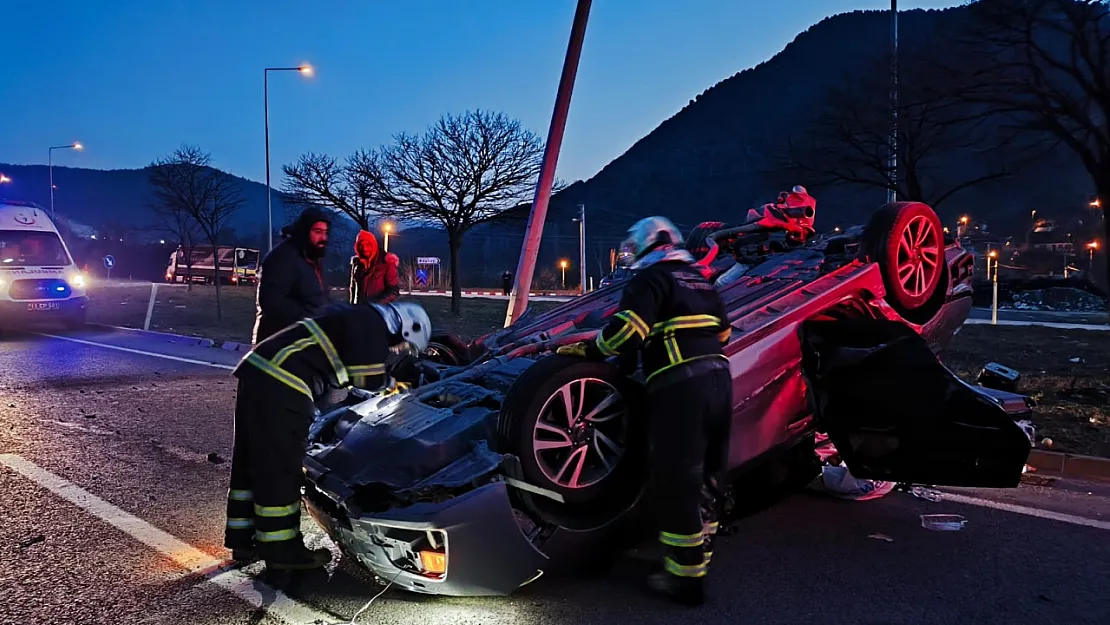 Bilecik'te Trafik Kazası 1 Kişi Yaralandı