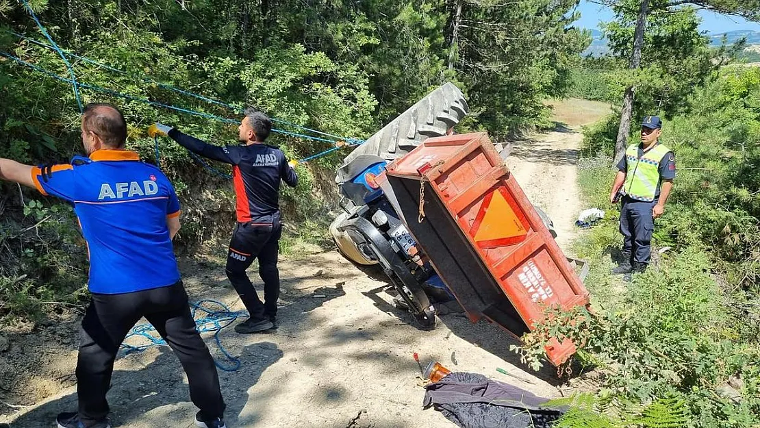 Bilecik’te traktör kazası: 1 ölü