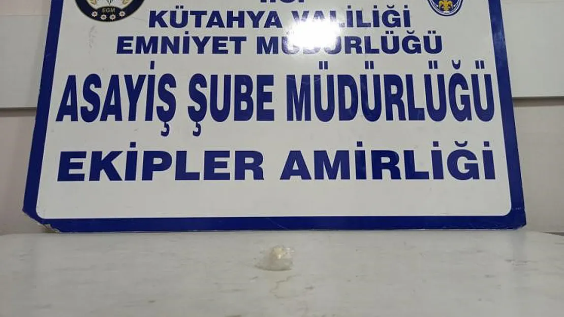 Bir Şahsın Üzerinde Uyuşturucu Ele Geçirildi