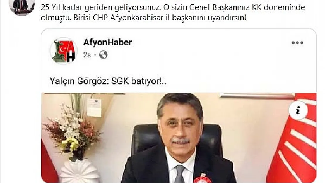 'Birisi, CHP İl Başkanı'nı uyandırsın'