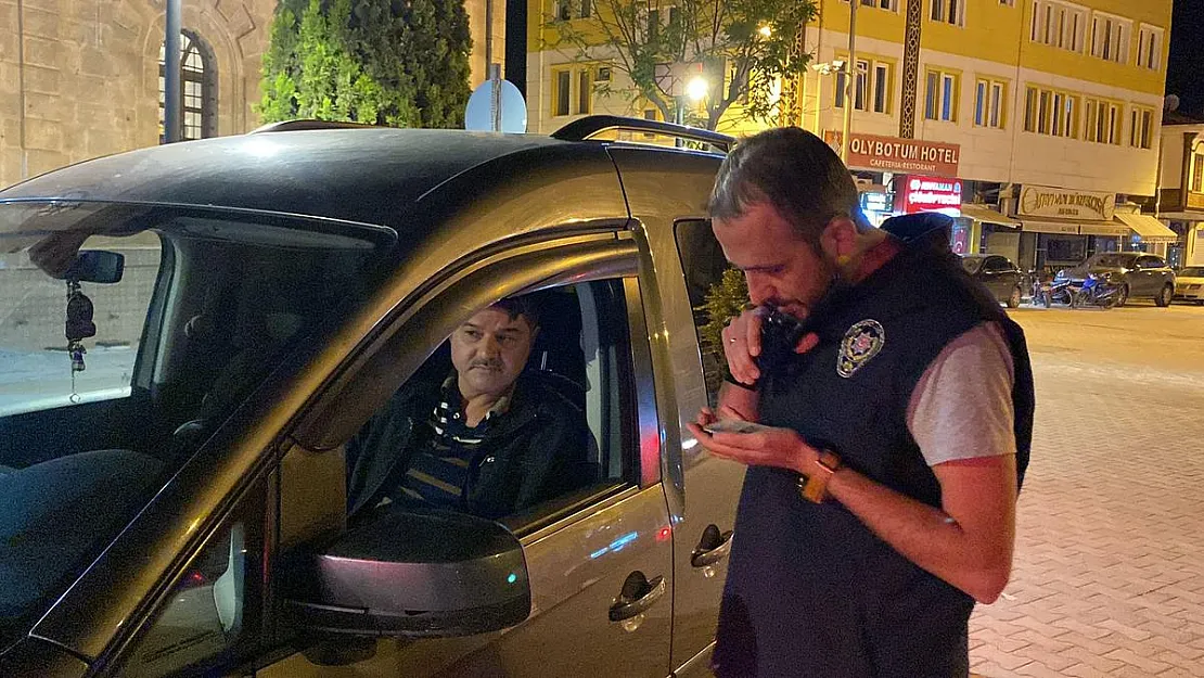 Bolvadin polisinden huzur denetimi