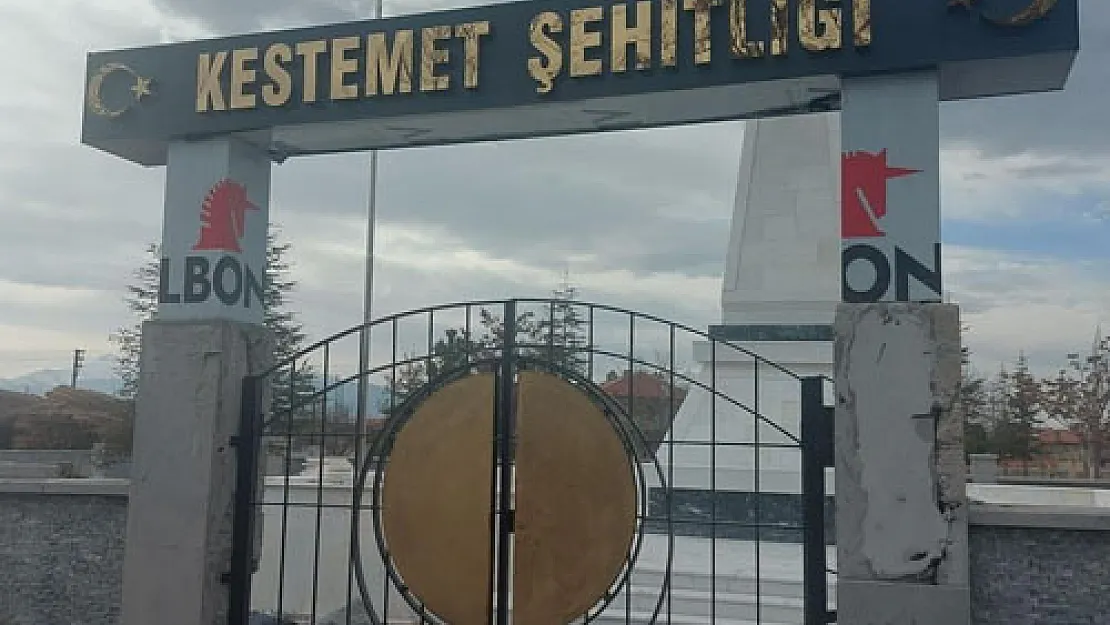 Bolvadin'de Kestemet şehitlik projesinde sona gelindi