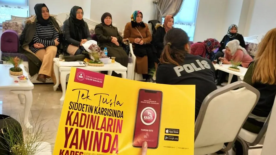 Bolvadinli kadınlara KADES anlatıldı