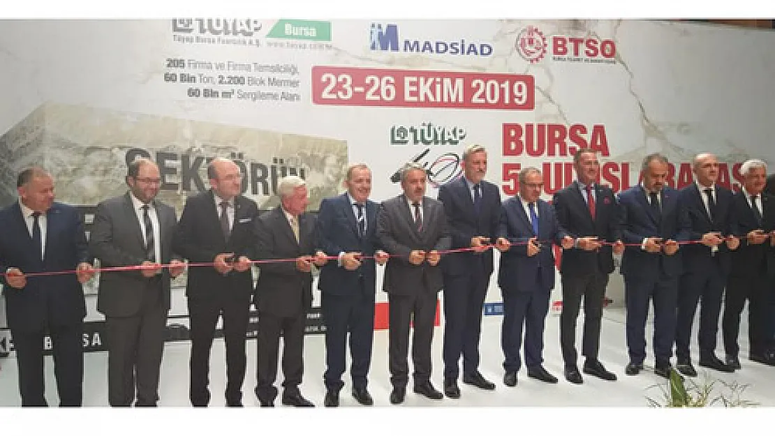 Bursa Mermer Fuarı'nda Afyon rüzgarı esti