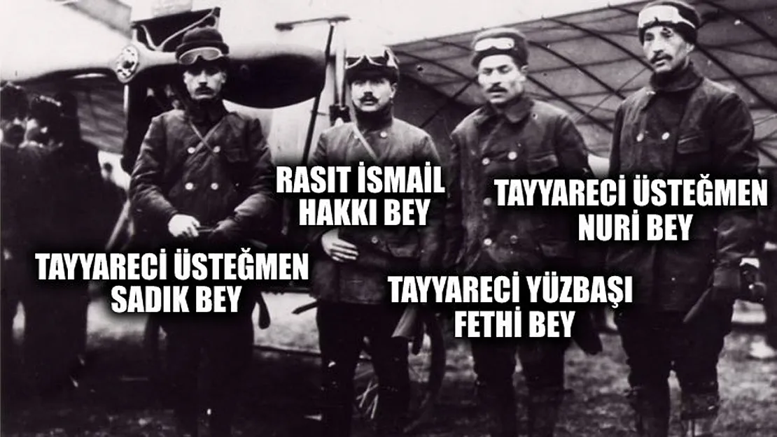 Çelik Kanatlı Aziz Şehitlerimiz: Fethi Bey, Sadık Bey, Nuri Bey