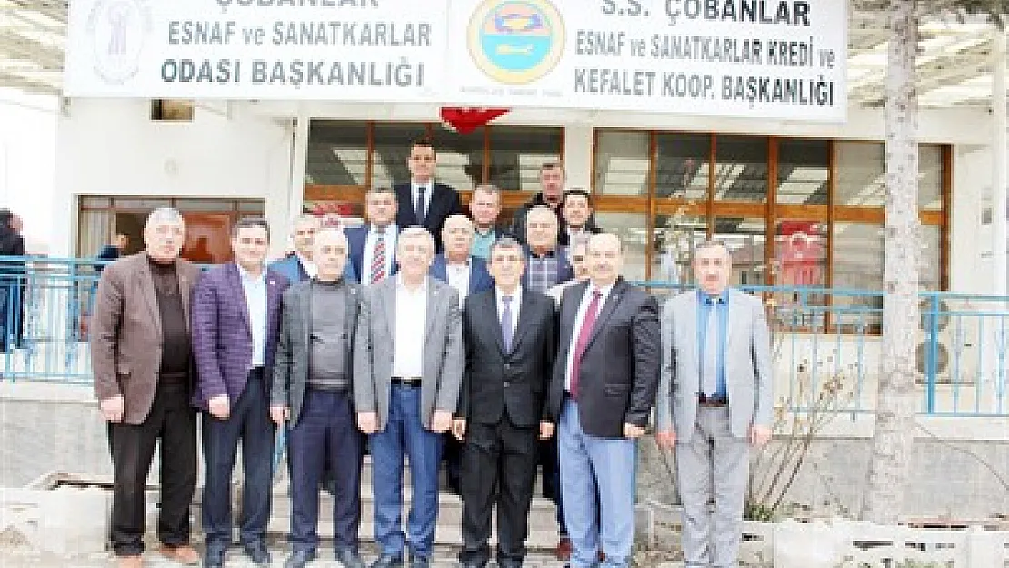 Çobanlar Esnaf Odası'nda Başkan değişmedi