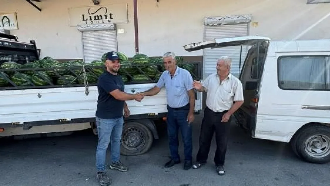 Coğrafi İşareti Alan Meşhur Karpuzunun İlk Hasadı Başladı