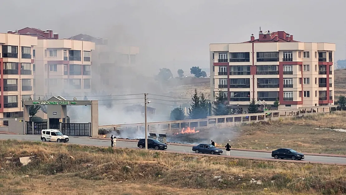 Çöpe Atılan Sigara İzmariti Nedeniyle Yangın Çıktı