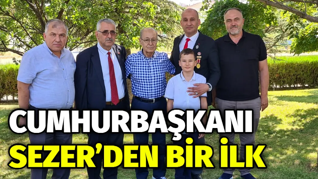 Cumhurbaşkanı Sezer'den bir ilk