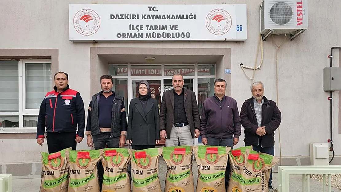 Dazkırı'da 1067 Dekar Toprağa Buğday Ekilecek