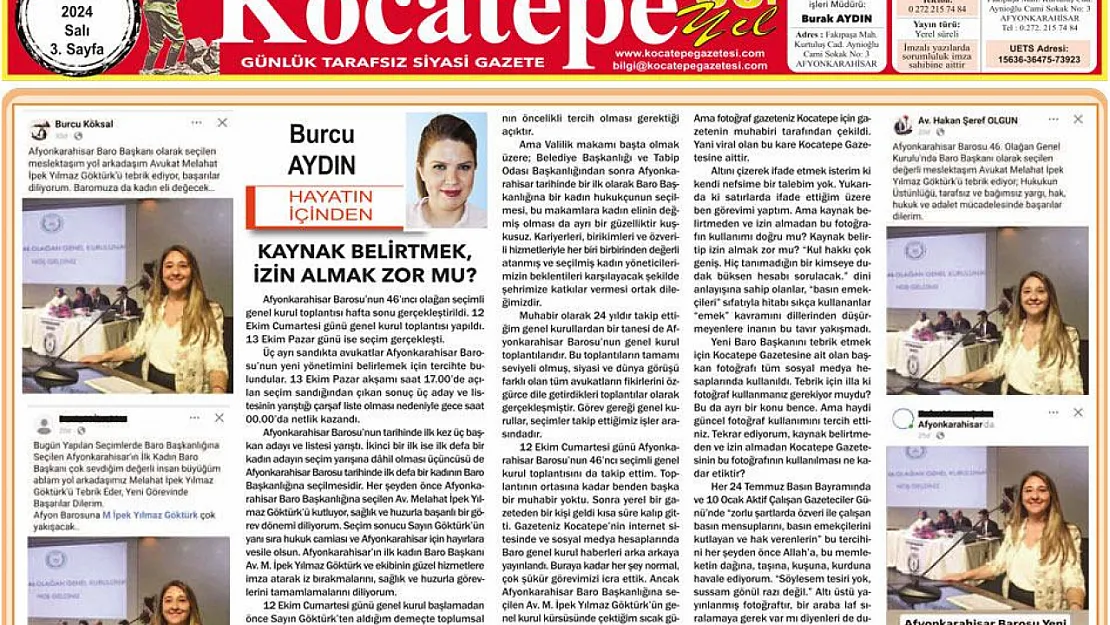 Deneyimli Gazeteci Böyle Tepki Gösterdi: Kaynak Belirtmek, İzin Almak Zor Mu?