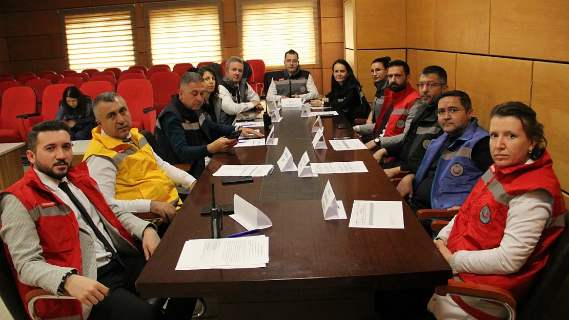 Devlet Hastanesi'nde gerçekçi yangın tatbikatı