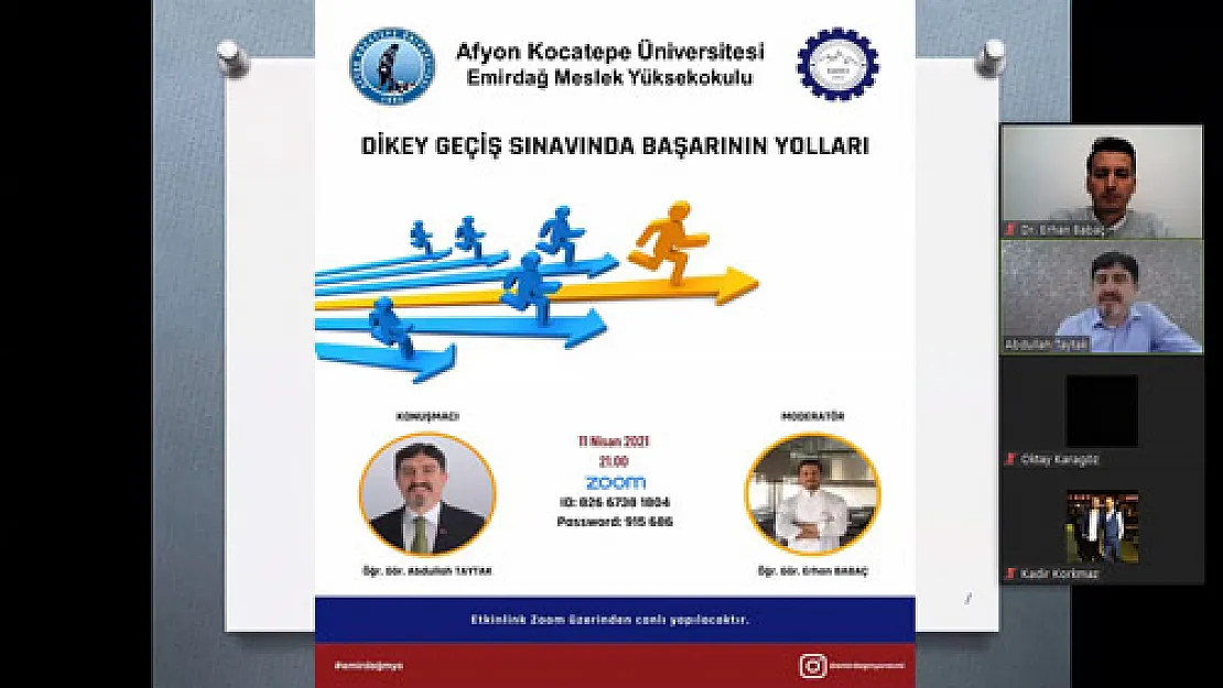 DGS'de başarının yolları anlatıldı