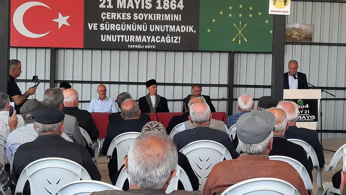Dinar’da 1864 Büyük Çerkes Sürgünü ve Katliamı yad edildi