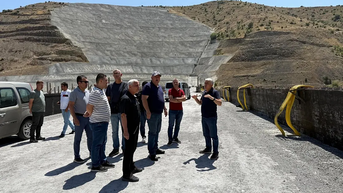 Dsi 18. Bölge Müdürü Erkan, Başören Tekke Kavaklı Barajı'nda İncelemelerde Bulundu