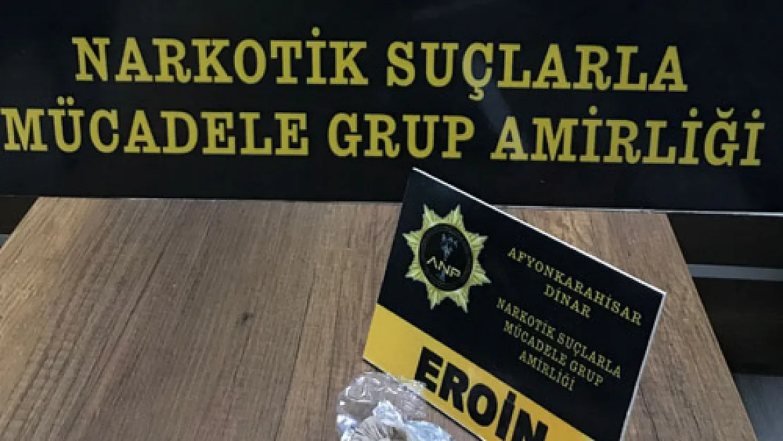 Durdurulan araçtan eroin çıktı