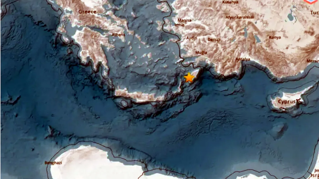Ege Denizi'nde 4,4 Büyüklüğünde Deprem! Muğla'yı Salladı