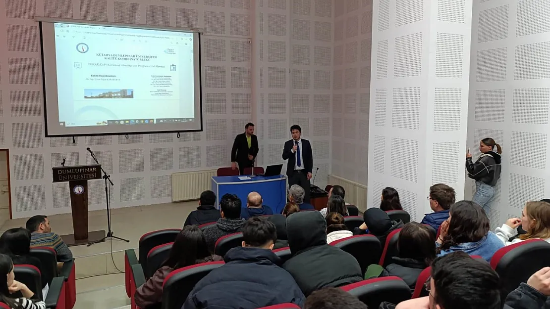 Emet MYO'da 'KAP Nedir?' Başlıklı Bilgilendirme Etkinliği