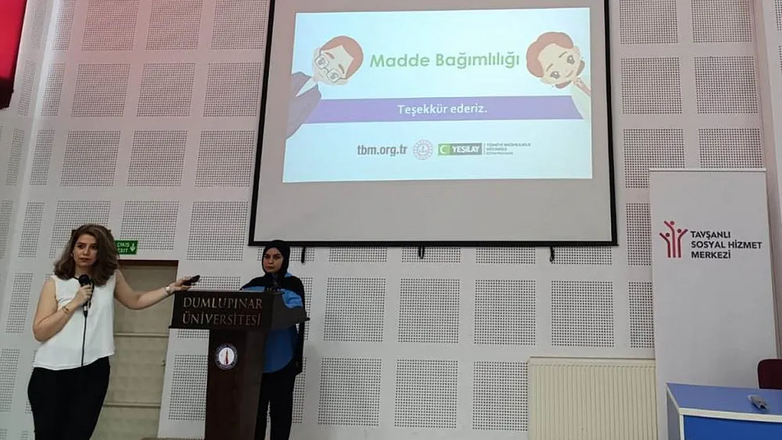 Emet MYO'da 'Madde Bağımlılığı' Konulu Seminer