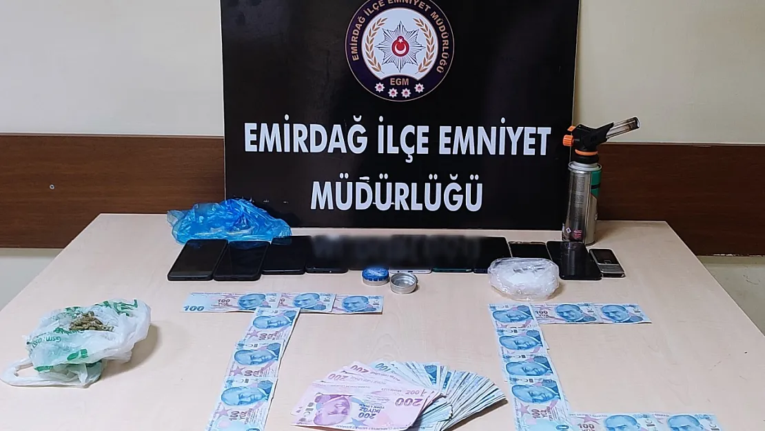 Emirdağ'da Uyuşturucudan 35 Kişi Yakalandı