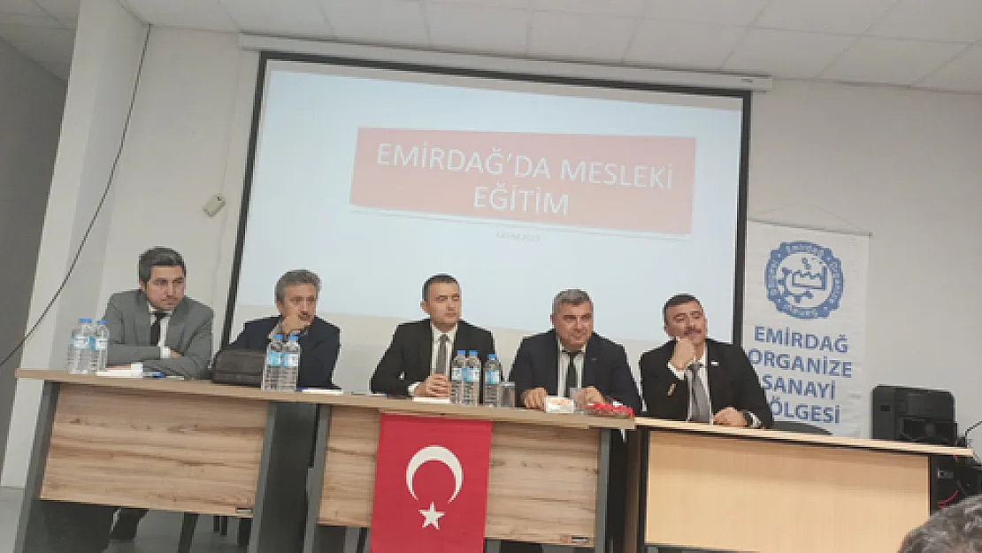 Emirdağ'da Mesleki Eğitim Toplantısı Yapıldı