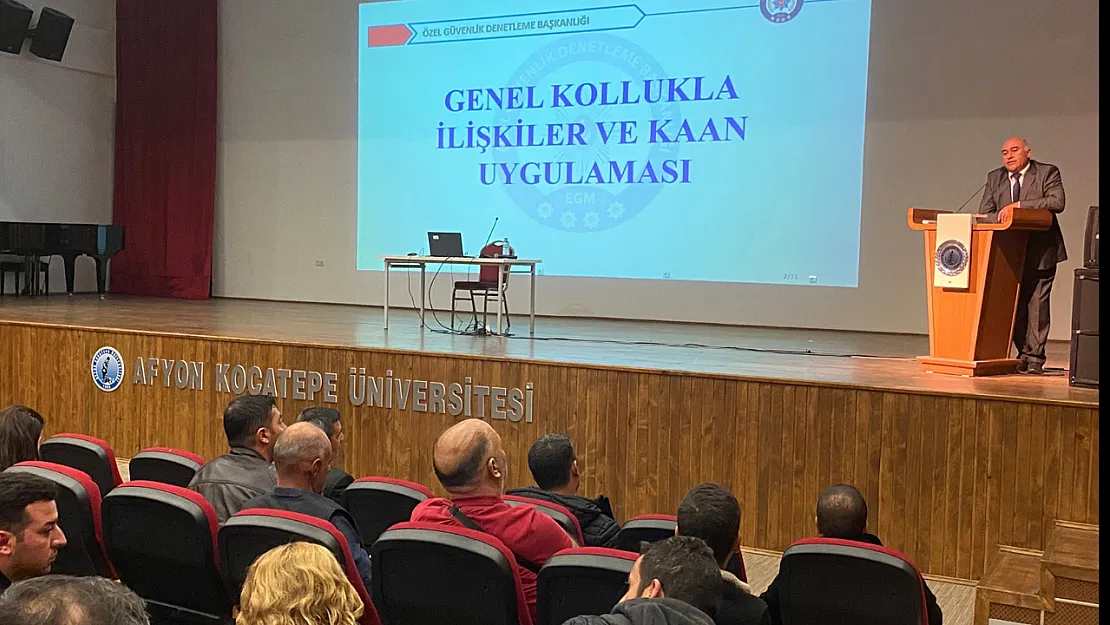 Emniyet, Özel Güvenlik Görevlilerine Eğitim Verdi