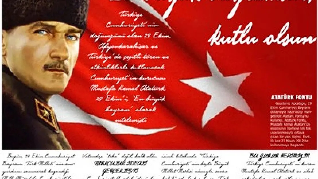 En büyük bayramdır, kutlu olsun