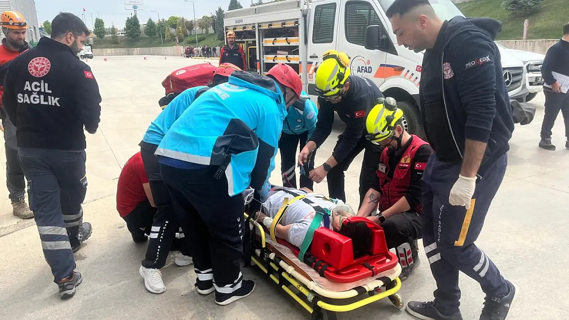 Endüstriyel Kaza Tatbikatı Gerçeği Aratmadı