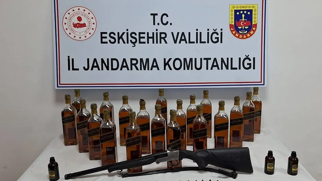 Eskişehir Jandarmasından Kaçak İçki Operasyonu!