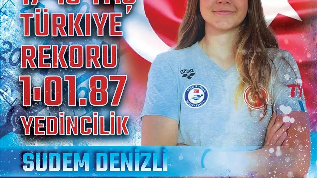 Eskişehirli yüzücü Avrupa'da 7'inci olarak bir rekor daha kırdı