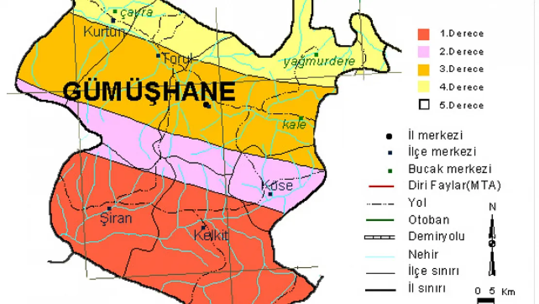 Gümüşhane Deprem Riski Var mı?