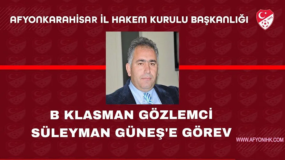 Güneş’e 2. Lig’de Görev