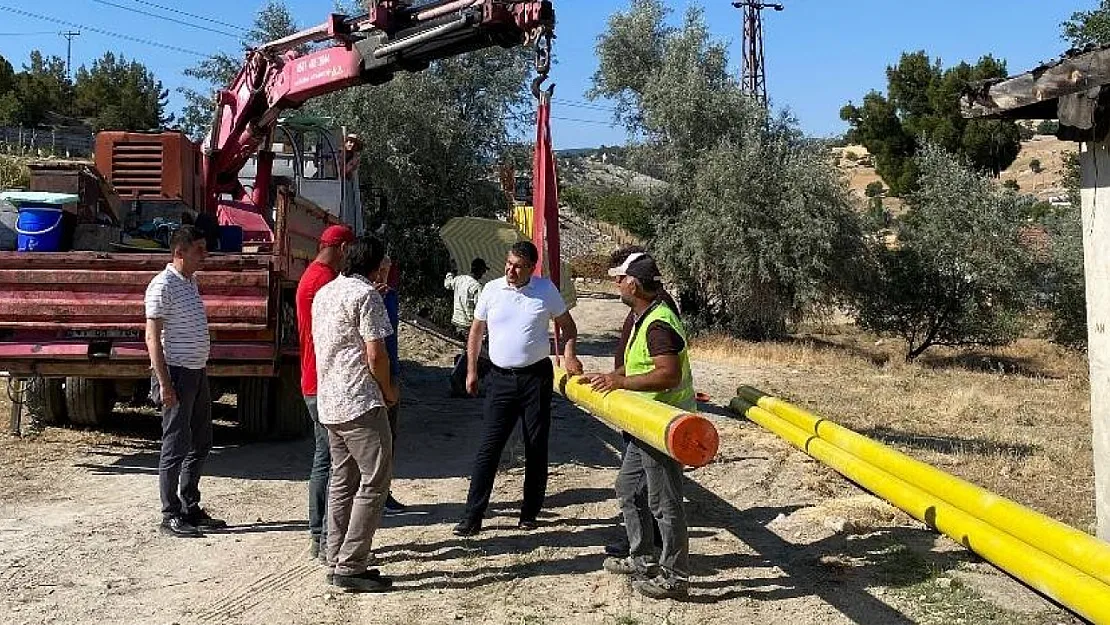 Hacıbaba Mahallesinde Doğalgaz Çalışmaları Başladı