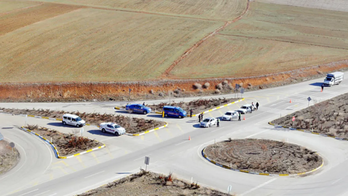 Hava destekli trafik denetimi yapıldı