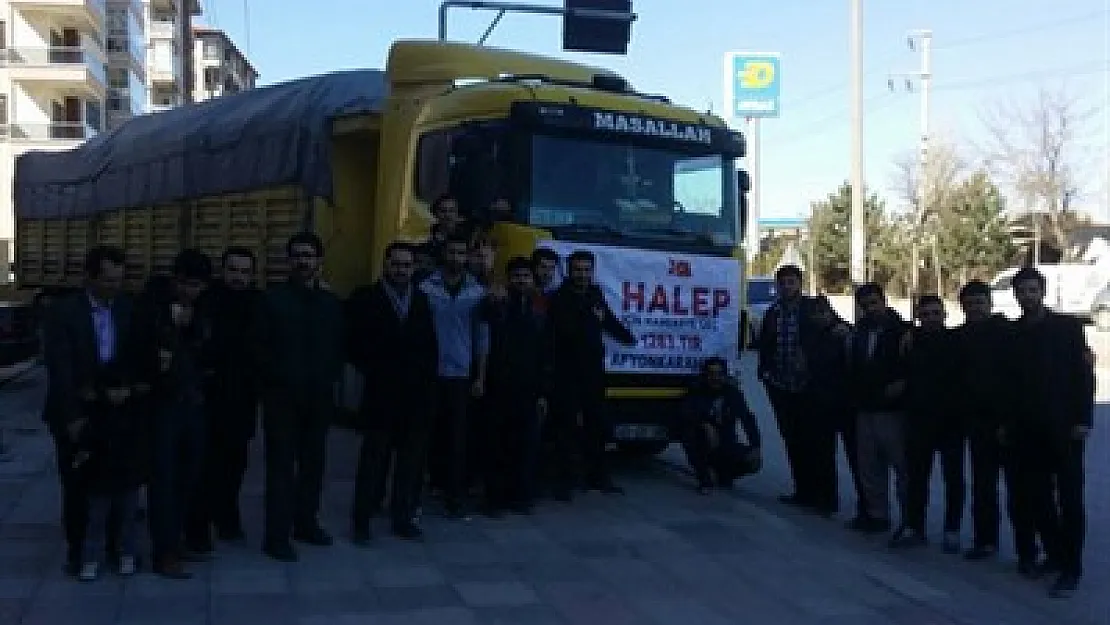 Hayrat Vakfı 41 tır yardım gönderdi