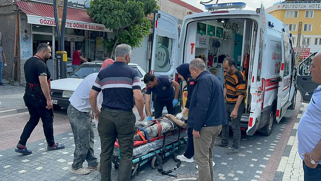 İki yabancı uyruklu işçi iskeleden düştü