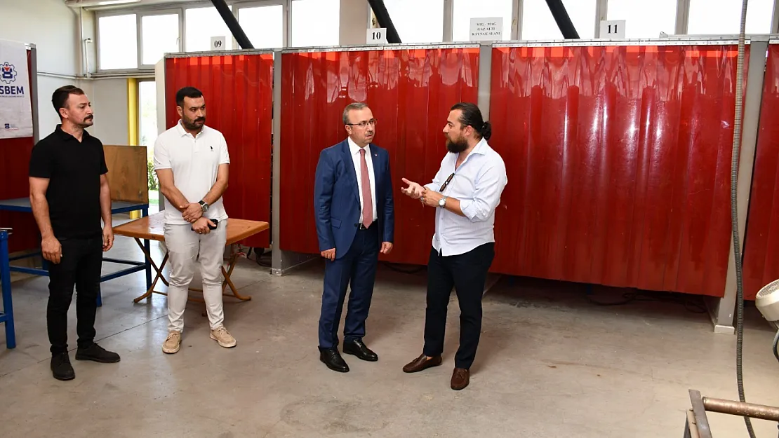 İl Milli Eğitim Müdürü Sinan Aydın'dan MEGEM'e Ziyaret