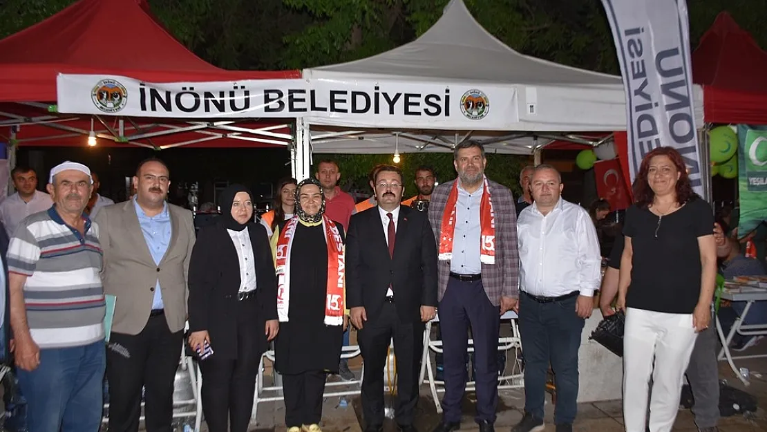 İnönü Belediyesi 15 Temmuz'un 7’inci yıl dönümü programında yerini aldı