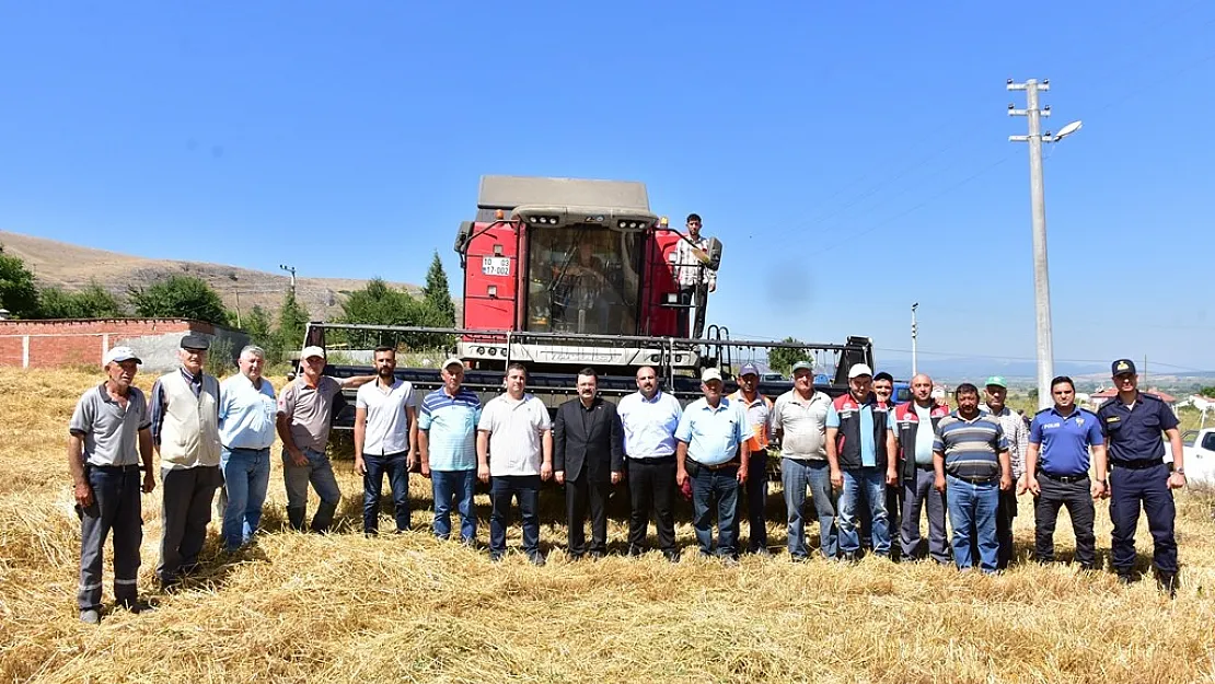 İnönü’de tarımsal faaliyetlerin kazasız geçmesi için kurban kesildi